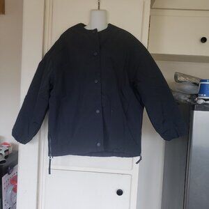 Zara Size XS Black Flat Puffy Jacket